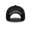 New Era 9FORTY Wordmark Trucker New York Yankees Cap Black