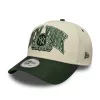 New Era MLB New York Yankees 9FORTY E-Frame Adjustable Cap Suede Cream & Green