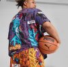 Puma Melo Phoenix Short Orange Glow-AOP