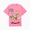 Puma Hoops x TMNT Tee Fast Pink S