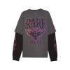 Puma LaMelo World Tournament Long Sleeve Tee Dusky Gray