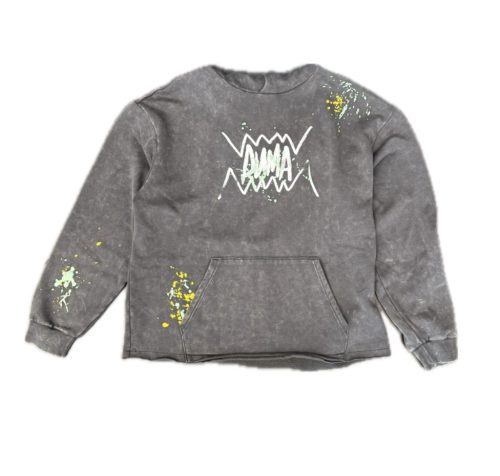 Puma Points in the Paint Hoodie Dusky Gray M