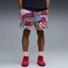 Puma HooperHotline AOP 7" Shorts For All Time Red-AOP S