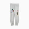 Puma Hooptopia Graphic Sweatpants Light Gray Heath L