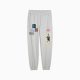 Puma Hooptopia Graphic Sweatpants Light Gray Heath L