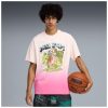Puma ATW Dylan II Oversized Basketball Tee Jasmine Flower-Posie Pink XXL