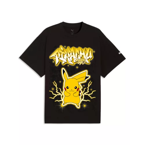 PUMA x POKÉMON Pikachu Oversized Tee Black XL