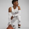 Puma Hoops Team Arm Sleeves WHITE L