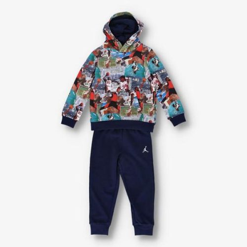 Jordan Brooklyn AOP Fleece Hoodie & Pants Multicolor 36M
