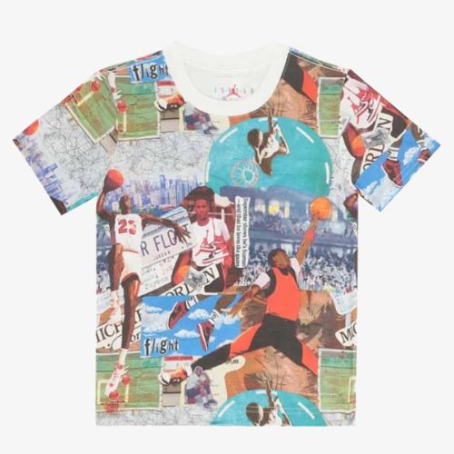 Jordan Brooklyn Collage AOP T-Shirt Multicolor