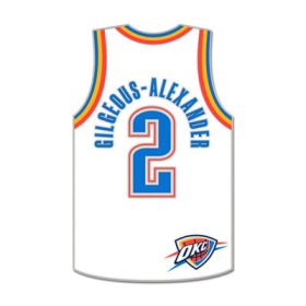   WinCraft - NBA Collector Pin Jewelry Card Shai Gilgeous-Alexande - Oklahoma City Thunder MC