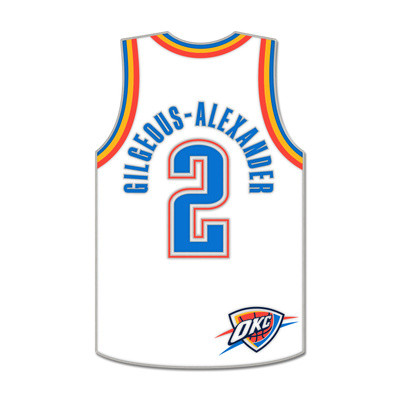 WinCraft - NBA Collector Pin Jewelry Card Shai Gilgeous-Alexande - Oklahoma City Thunder MC ONE