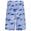 NIKE NKB B NSW CLUB SSNL AOP SHORT BLUE 3-4YR
