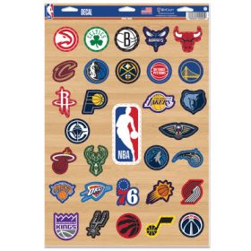WinCraft - NBA Multi-Use Decal 11x17 Mixed Teams MC