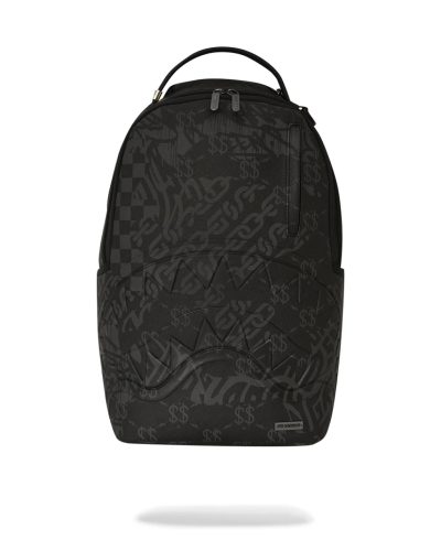 Sprayground 3Am Check Backpack Black