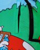 Sprayground Smurfs Mushroom Village Multicolor