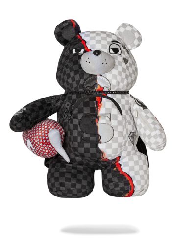 Sprayground Ring Of Fire Moneybear Backpack Grey One