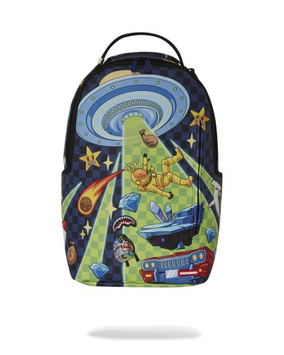 Sprayground Space Warped Backpack Blue One