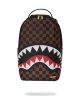 Sprayground Peeking Character Check Backpack Brown One