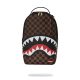Sprayground Peeking Character Check Backpack Brown One
