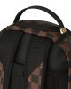 Sprayground Peeking Character Check Backpack Brown One