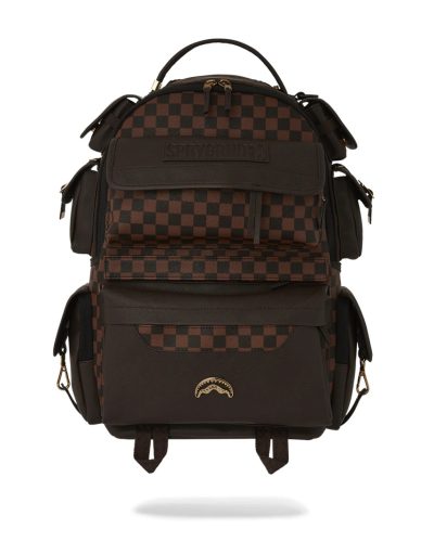 Sprayground Spec Ops Pixel Emboss Backpack Brown One
