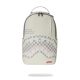 Sprayground Cream Check Shark Central Backpack White