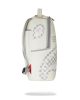 Sprayground Cream Check Shark Central Backpack White One