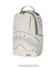 Sprayground Cream Check Shark Central Backpack White One