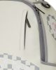 Sprayground Cream Check Shark Central Backpack White One