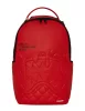 Sprayground Shark Central Red Shark Drip Dlxsv Backpack Red ONE
