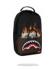 Sprayground Bag Of Money On Fire Backpack Black ONE