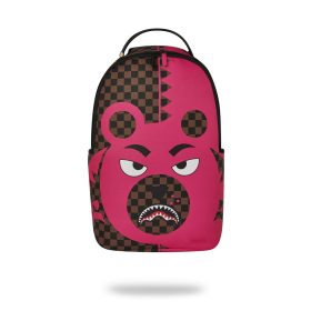 Sprayground Pink Bear Shark Backpack Pink