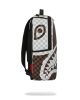 Sprayground Cream And Brown Tear Check Backpack Brown ONE