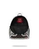 Sprayground Cream And Brown Tear Check Savage Backpack Brown