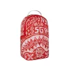 Sprayground Graffiti Wall Backpack Red
