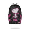 Sprayground Snoopy Pink Stencil Backpack Black/Pink ONE