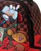 Sprayground Money Boy Chillin On Big Angry Bird Backpack Red