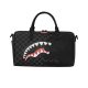 Sprayground Unfinished Shark Mini Duffel Black