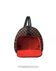 Sprayground Sharks In Paris Wtf Bubble Brown Check Duffle Brown ONE