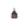 Sprayground Sharks In Paris Wtf Bubble Brown Check Backpack Keychain Brown ONE