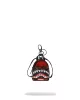 Sprayground Sharks In Paris Wtf Bubble Brown Check Backpack Keychain Brown ONE