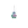 Sprayground Y2K Shark Bear Keychain Multicolor