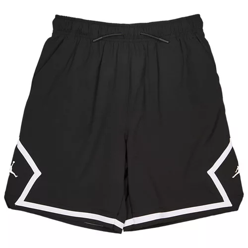 Jordan Diamond Woven Grade School Shorts Black