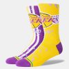STANCE OVERSPRAY LOS ANGELES LAKERS PURPLE/YELLOW