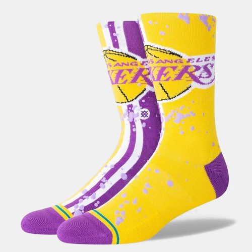 STANCE OVERSPRAY LOS ANGELES LAKERS PURPLE/YELLOW