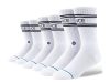 STANCE BASIC  3 PACK CREW WHITE