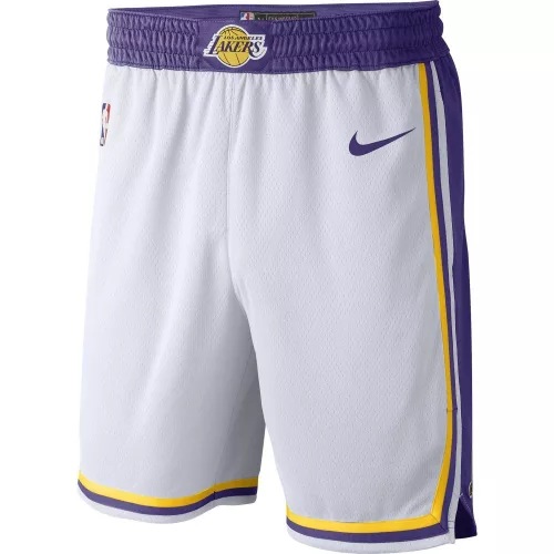 Nike NBA Los Angeles Lakers Association Edition Swingman Short White