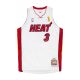 MITCHELL & NESS NBA DWYANE WADE MIAMI HEAT AUTHENTIC FINALS JERSEY WHITE
