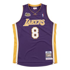   MITCHELL & NESS LOS ANGELES LAKERS KOBE BRYANT 2000-01' #8 AUTHENTIC JERSEY PURPLE